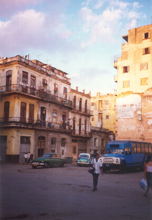 Woman in Street, Havana